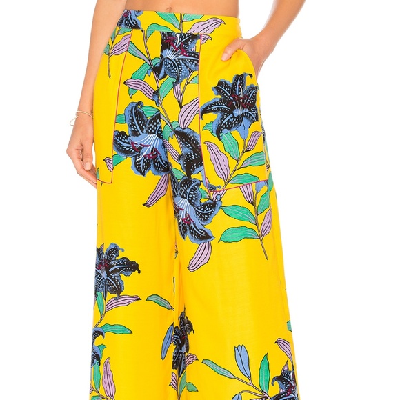 DVF Wide Leg Cropped Pant - Picture 4 of 5